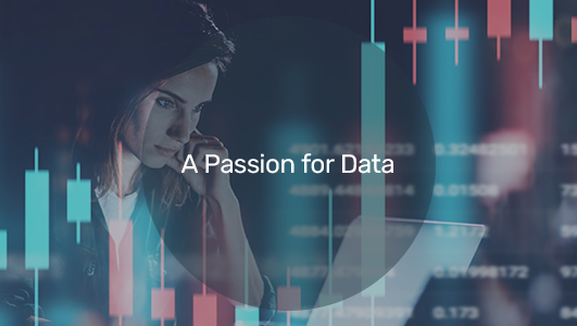 a woman analyzing cybersecurity data