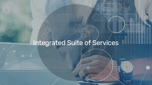 person utilizing a suite of legal support and cybersecurity services