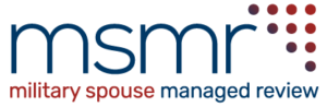 Military Spouse Managed Review (MSMR) logo