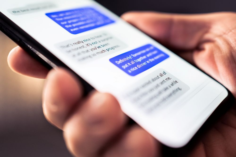 Text Messages on Cell Phone