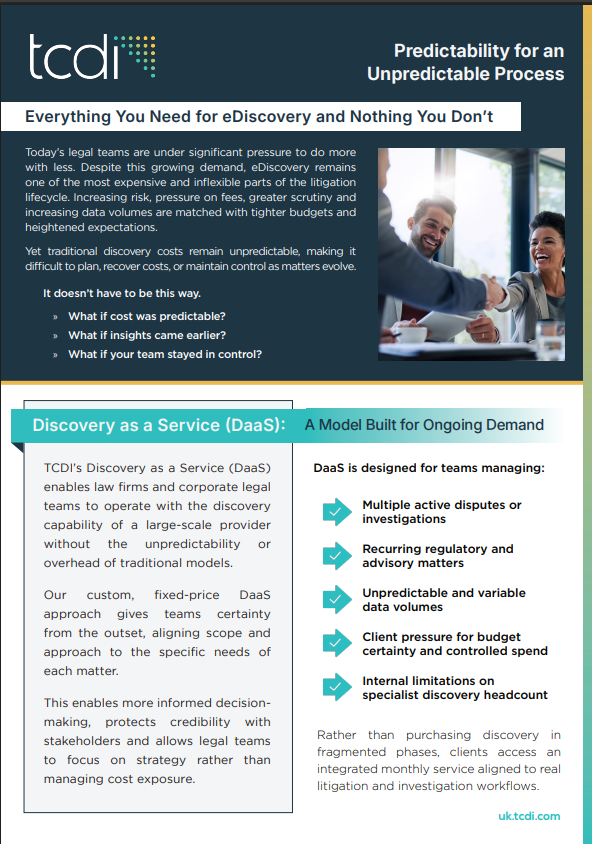 DaaS Fact Sheet
